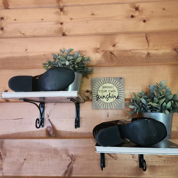 Cabi 6016 Crushed Green Velvet Interlock Chunky Block Heel Sandals Shoes Sz 7.5 - Picture 8 of 10